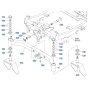 Front Axle Assembly for Kubota ZD1211-3 Zero-Turn Mower