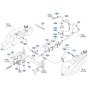 Fuel System Assembly -1 for Kubota ZD1211-3 Zero-Turn Mower