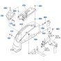 Fender (Right) Assembly for Kubota ZD1211-3 Zero-Turn Mower