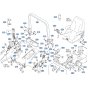 ROPS Assembly for Kubota ZD1211-3 Zero-Turn Mower