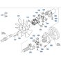 Universal Joint Assembly for Kubota ZD1211-3 Zero-Turn Mower