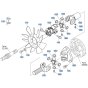 Universal Joint Assembly for Kubota ZD1211 Zero-Turn Mower