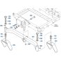 Front Axle Assembly for Kubota ZD18 Zero-Turn Mower
