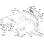 Bonnet Assembly for Kubota ZD18 Zero-Turn Mower