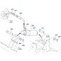 Lift Cylinder Assembly for Kubota ZD18 Zero-Turn Mower