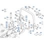 Roll-Over Protective Structure Assembly for Kubota ZD18 Zero-Turn Mower