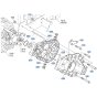 Rear Axle Case (LH) Assembly for Kubota ZD18 Zero-Turn Mower