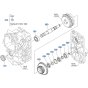 Clutch Shaft Assembly for Kubota ZD18 Zero-Turn Mower