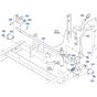Hand Brake Assembly for Kubota ZD21 Zero-Turn Mower