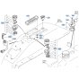 Instrument Panel Assembly for Kubota ZD21 Zero-Turn Mower