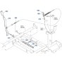 Accelerator Lever Assembly for Kubota ZD21 Zero-Turn Mower