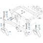 Front Axle Assembly for Kubota ZD21 Zero-Turn Mower
