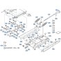 Seat Assembly -1 for Kubota ZD21 Zero-Turn Mower