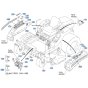 Decals for Kubota ZD21 Zero-Turn Mower