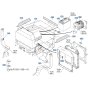Decals -1 for Kubota ZD21 Zero-Turn Mower