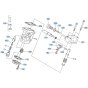 Control Valve Assembly for Kubota ZD21 Zero-Turn Mower