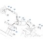 Lift Cylinder Assembly for Kubota ZD21 Zero-Turn Mower