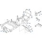 Main Frame Assembly for Kubota ZD21 Zero-Turn Mower