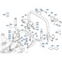 ROPS Assembly for Kubota ZD21 Zero-Turn Mower