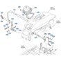 Speed Control Lever (RH) Assembly for Kubota ZD21 Zero-Turn Mower