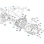 Rear Axle Case (LH) Assembly for Kubota ZD21 Zero-Turn Mower