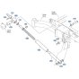 Lift Adjuster Assembly for Kubota ZD21 Zero-Turn Mower