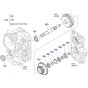 Clutch Shaft Assembly for Kubota ZD21 Zero-Turn Mower