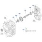 Input Shaft Assembly for Kubota ZD21 Zero-Turn Mower