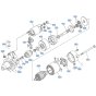 Starter Assembly for Kubota ZD21 Zero-Turn Mower