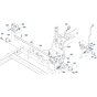 Hand Brake Assembly for Kubota ZD28 Zero-Turn Mower