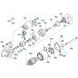 Starter Assembly for Kubota ZD28 Zero-Turn Mower