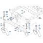 Front Axle Assembly for Kubota ZD28 Zero-Turn Mower