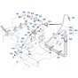 Fuel System Assembly for Kubota ZD28 Zero-Turn Mower