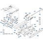 Seat Assembly -1 for Kubota ZD28 Zero-Turn Mower