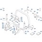 ROPS Assembly for Kubota ZD28 Zero-Turn Mower