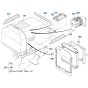 Decals -1 for Kubota ZD28 Zero-Turn Mower