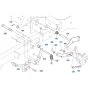 Parking Brake Assembly for Kubota ZD28 Zero-Turn Mower