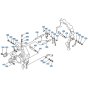 Steering Rod Lever Assembly for Kubota AD70 Tiller