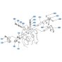 Fork Shaft Assembly for Kubota AT55 Tiller