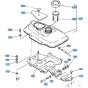 Fuel Tank Assembly for Kubota AT55 Tiller