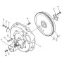 Flywheel Assembly for Kubota D750-BC Engine