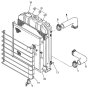 Radiator Assembly for Kubota D750-BC Engine