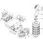 Muffler Assembly for Kubota D750-BC Engine