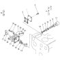 Engine Stop Lever Assembly for Kubota D950-BBS Engine