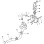 Water Flange Assembly for Kubota D950-BBS Engine