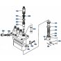 Injection Pump Assembly for Kubota KH101 Mini Excavator