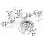 Swivel Bearing Assembly for Kubota KH101 Mini Excavator