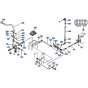 Control Lever (L/H) Assembly for Kubota KH151 Mini Excavator