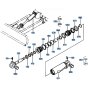 Dozer Cylinder Assembly for Kubota KH151 Mini Excavator