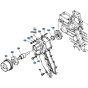 Water Pump Assembly for Kubota KH191 Mini Excavator